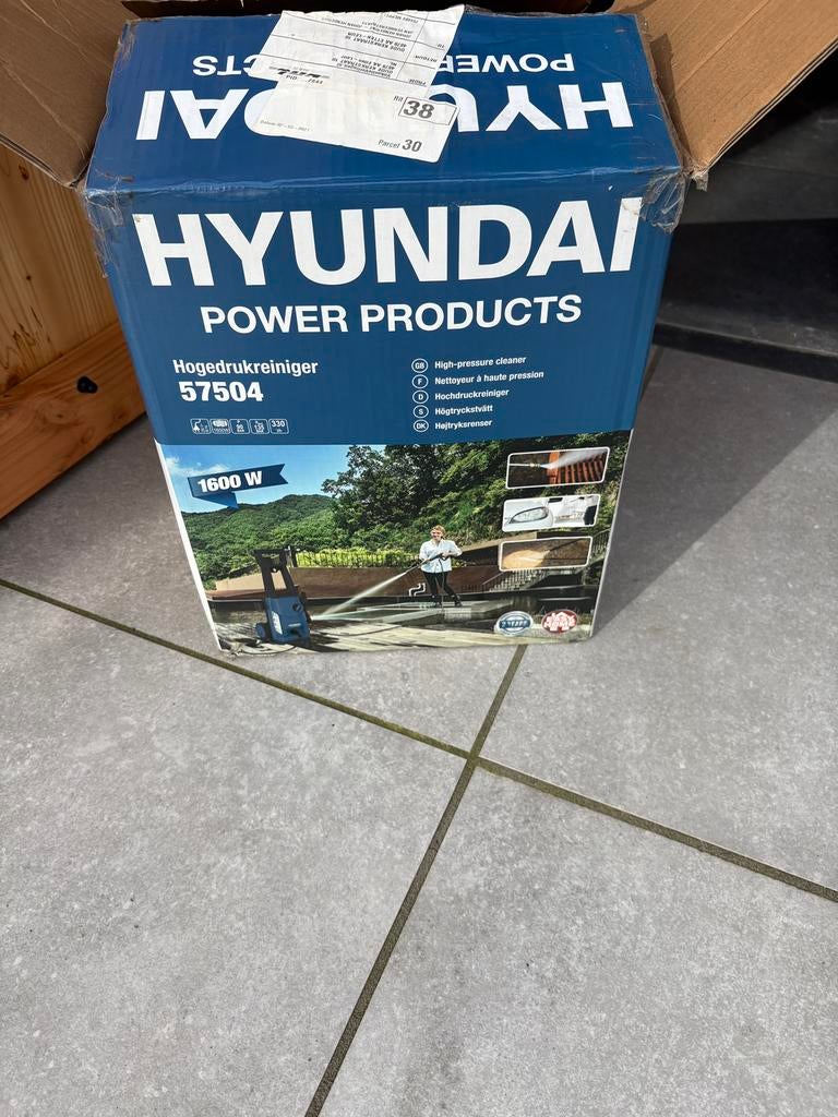 Hyundai hogedrukspuit, Tuin en Terras, Hogedrukreinigers, Ophalen, Zo goed als nieuw, Elektrisch