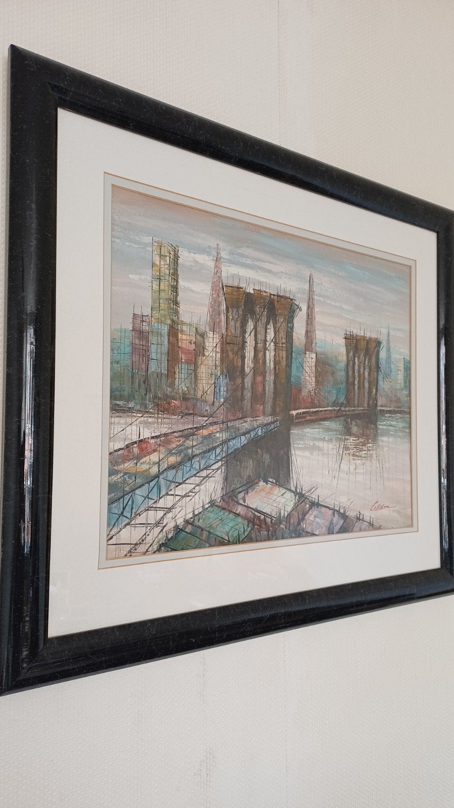 Stadsgezicht New York - Brooklyn Bridge, Ophalen