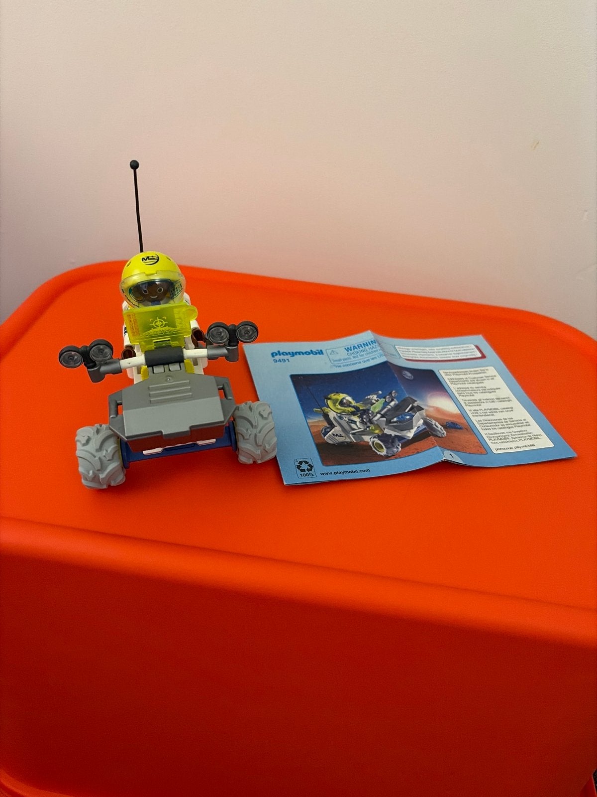 Playmobil 9491 Ruimtevoertuig met astronaut, Ophalen of Verzenden, Zo goed als nieuw, Complete set, Voertuig