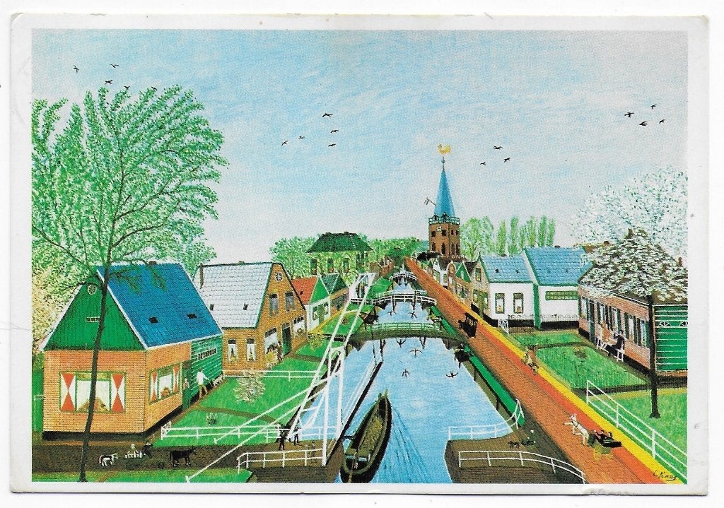 Hoorn gelopen ansichtkaart (B7861), Ophalen of Verzenden, 1980 tot heden, Gelopen, Noord-Holland