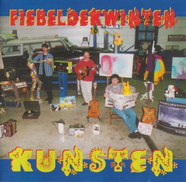 Fiebeldekwinten - Kunsten - groningen dialect, Ophalen of Verzenden, Zo goed als nieuw, Streekmuziek, Album