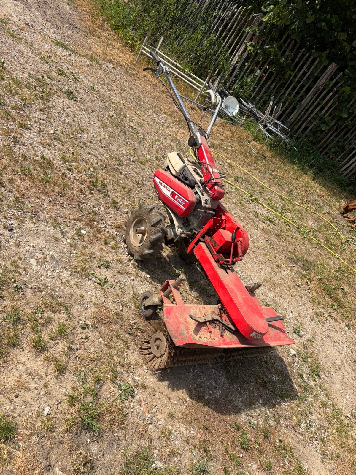 Honda F560 veegmachine, Ophalen, Gebruikt