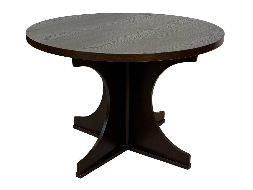 Vintage ronde eettafel jaren 70 space age design, Gebruikt, Vintage, Overige houtsoorten, Vintage