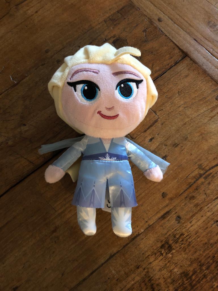 Frozen 2 Elsa knuffel - Disney prinses pluche pop, Disney, Overige typen, Blauw, Ophalen of Verzenden