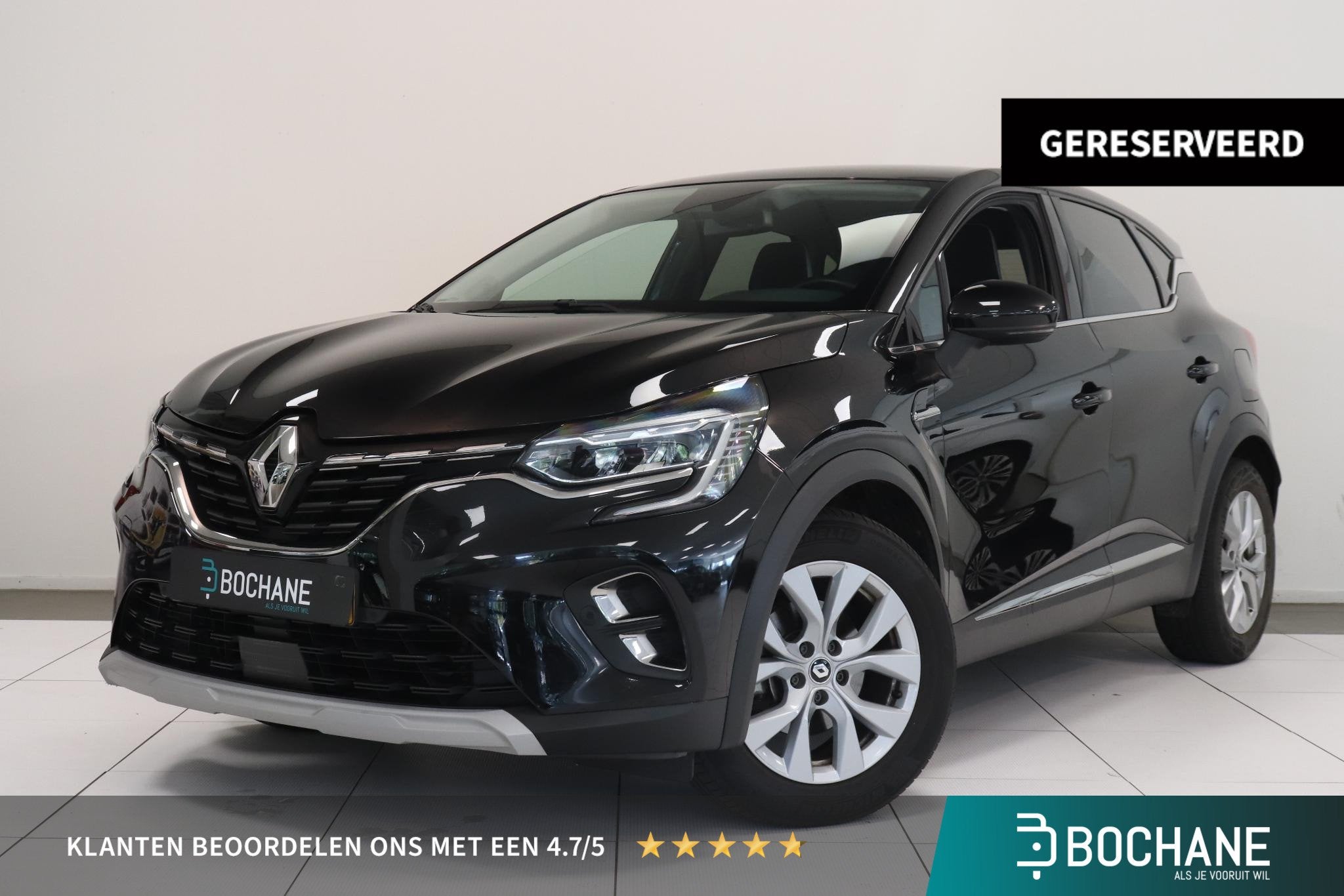 Renault Captur 1.6 E-Tech Plug-in Hybrid 160 Business | Came, Auto's, Gebruikt, 4 cilinders, Met garantie (alle), Leder en Stof