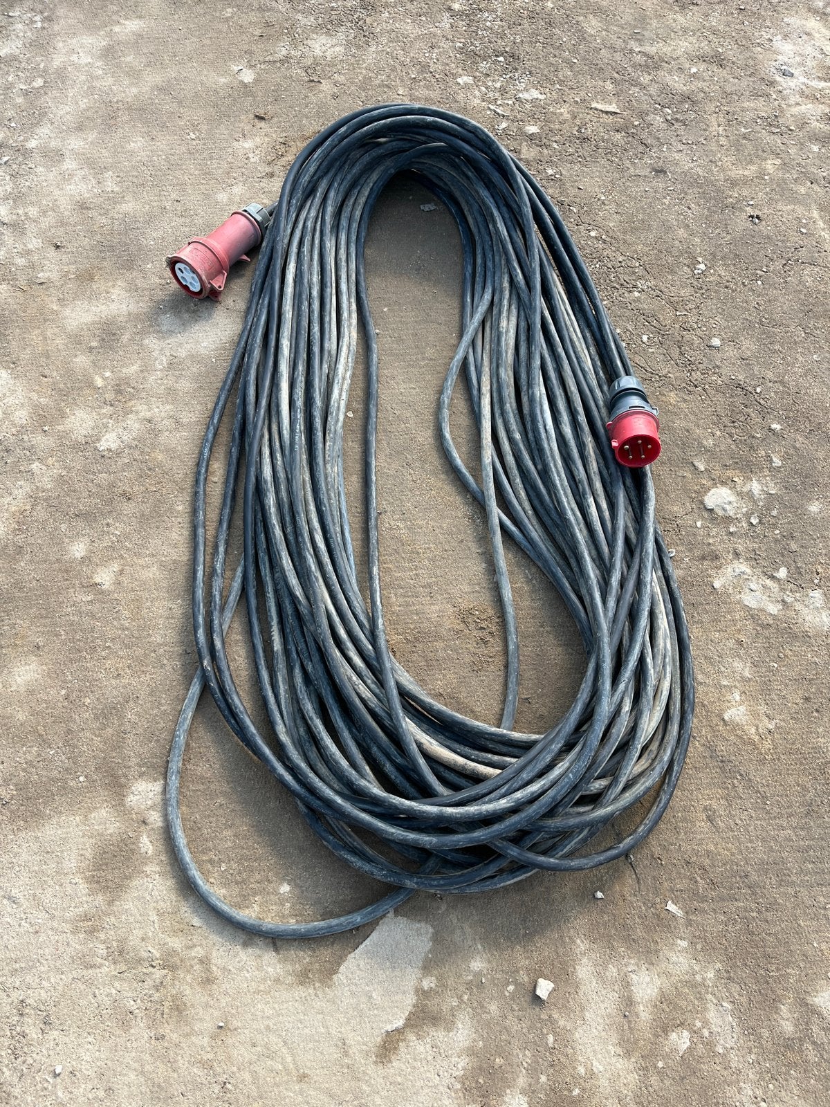 Krachtstroom verlengkabel 32A, 5-polig, 5x4mm2, 72m, Doe-het-zelf en Verbouw, Elektra en Kabels, Ophalen, Gebruikt, Kabel of Snoer