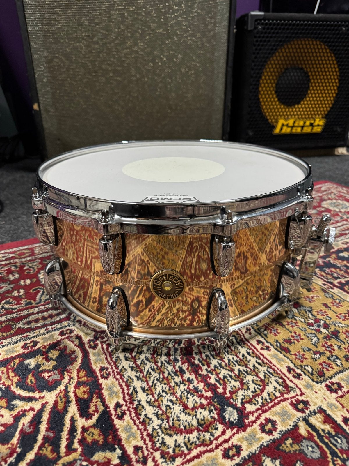 Gretsch USA Bronze Snare 14x6.5, Muziek en Instrumenten, Ophalen of Verzenden, Zo goed als nieuw, Overige merken