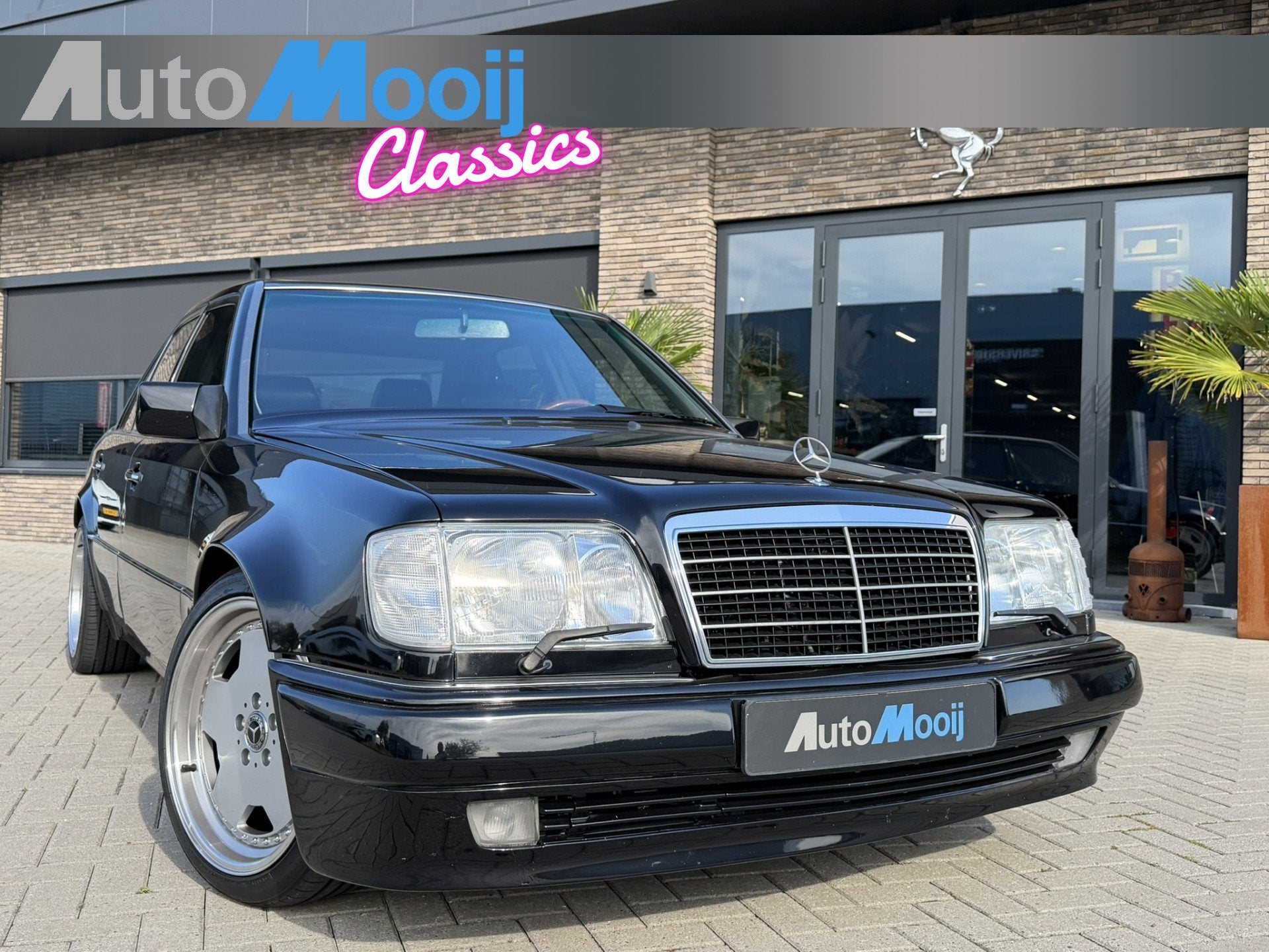 Mercedes-Benz E-Klasse 200-500 500E / 5.0 V8 / 326 PK / AMG, Auto's, Automaat, Achterwielaandrijving, 5000 cc, Zwart