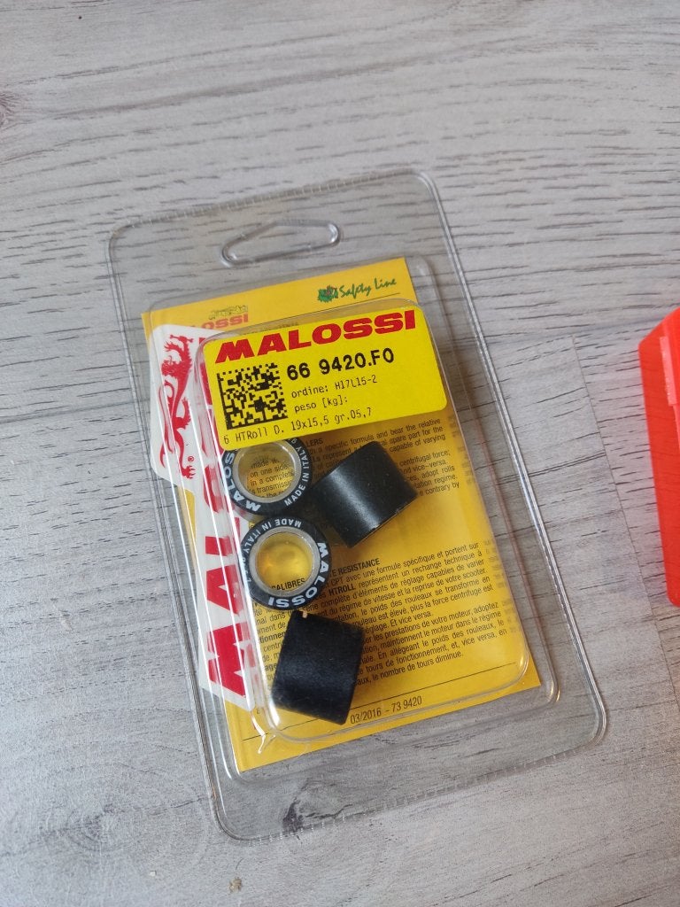 Malossi variorollen 5,7 gram Piaggio / Vespa NIEUW, Info@jynkx.com, Nieuw, Ophalen of Verzenden, Piazza 99