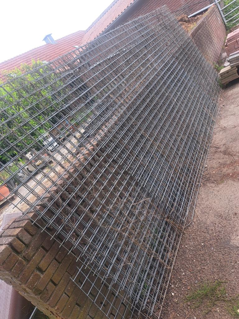 Gegalvaniseerd betongaas - 4 grote, Verzenden, Gebruikt, 250 mm of meer