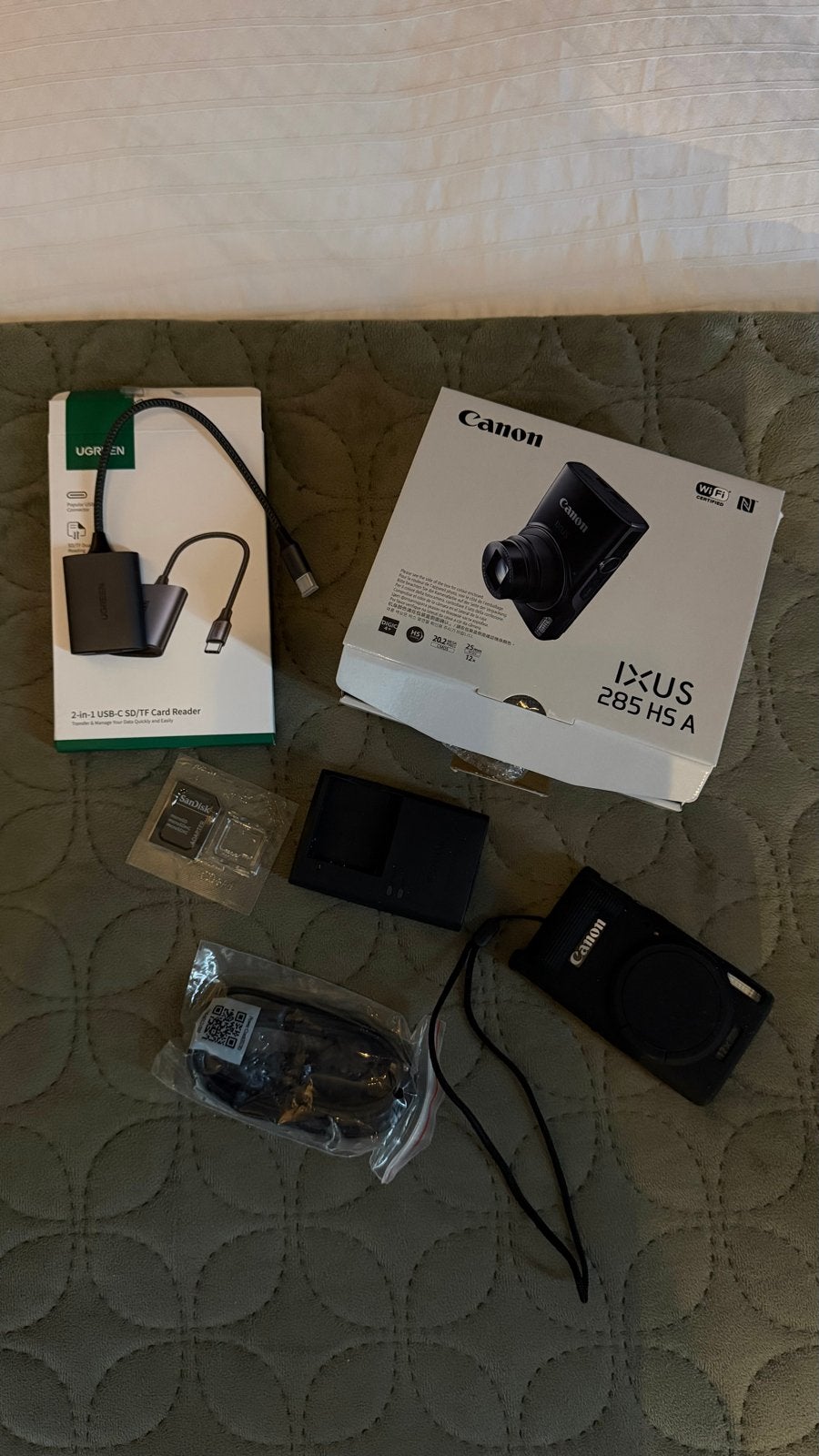 Canon IXUS 285 HS A Compactcamera met accessoires, Canon, Ophalen of Verzenden, Zo goed als nieuw, Compactcamera