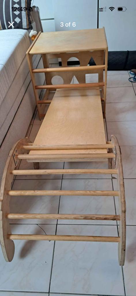 Peuter houten klimrek, Ophalen, Zo goed als nieuw, Overige typen