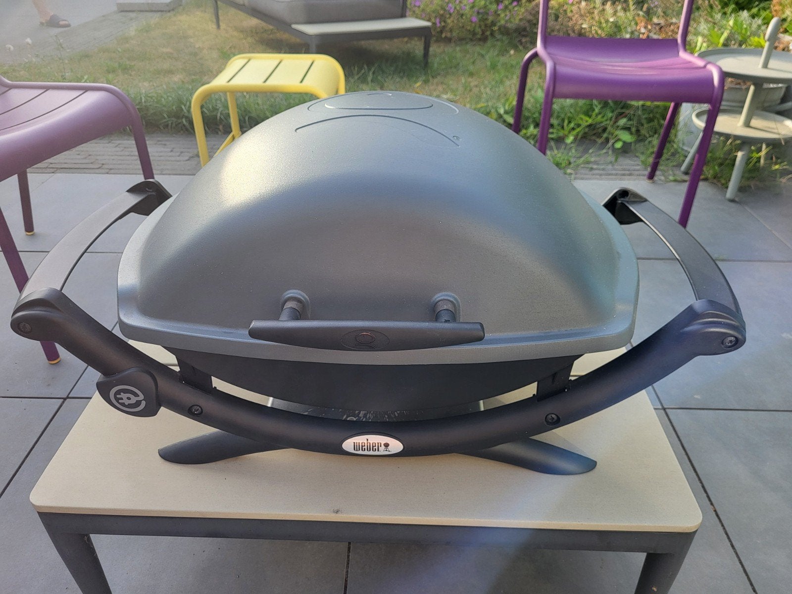 Weber Q2400 Elektrische Barbecue - Zo goed als nieuw, Tuin en Terras, Elektrische barbecues, Ophalen, Zo goed als nieuw, Weber