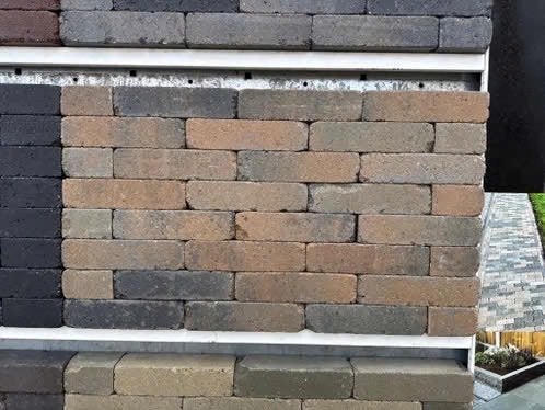 stonique trommel dikformaat xl 28x7x8 cm musselkalk, Ophalen of Verzenden, Nieuw, Beton, Klinkers