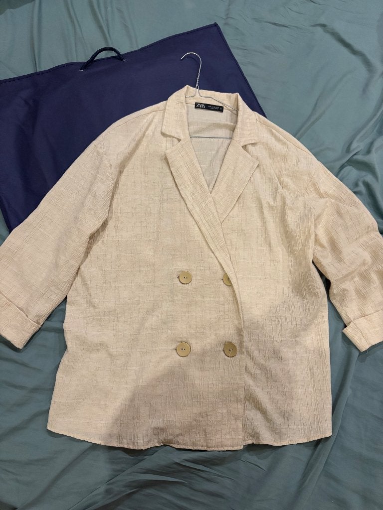 Zara zomer paK, Maat 38/40 (M), Kostuum of Pak, Ophalen of Verzenden, Gedragen