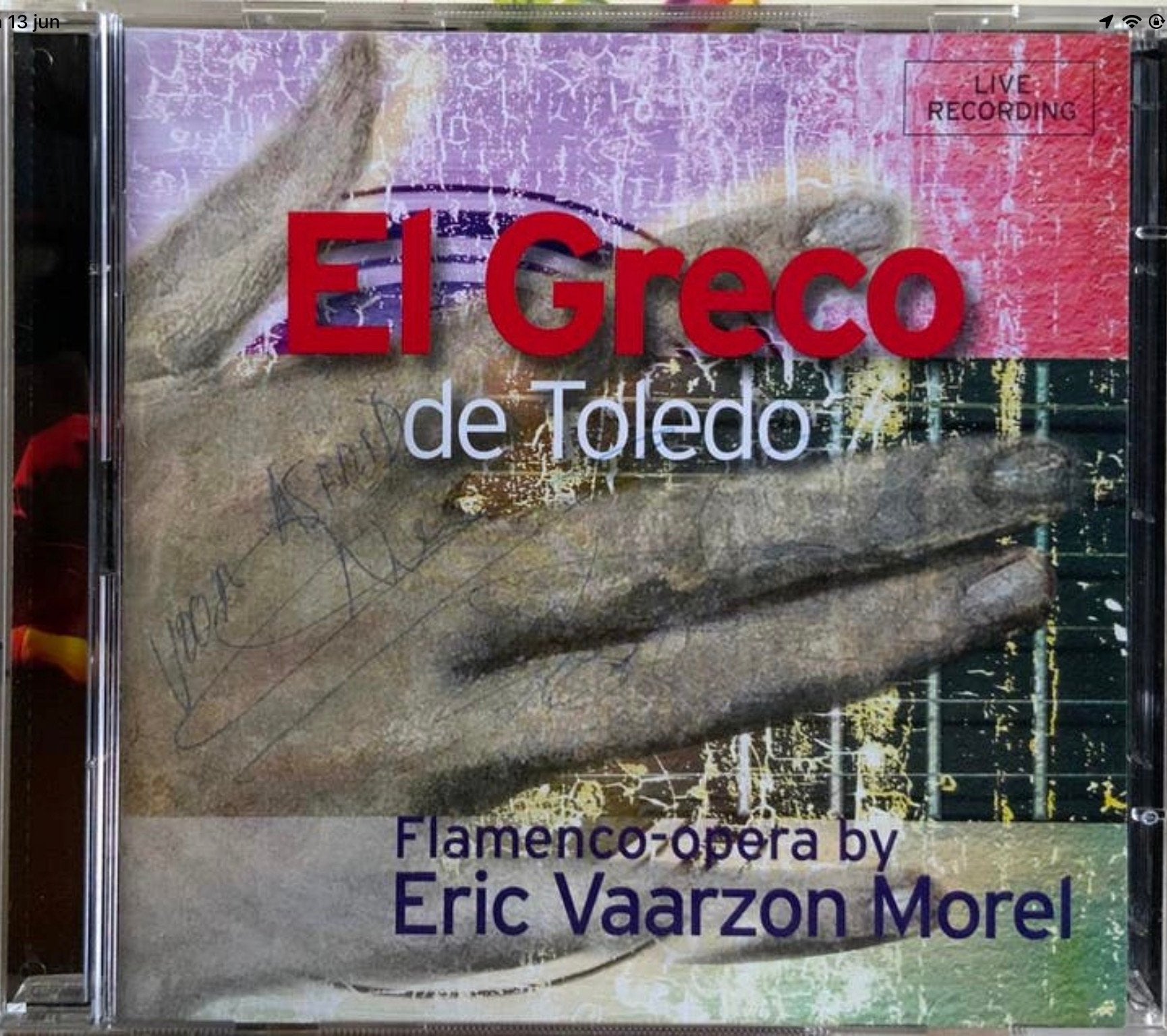 CDs Eric Vaarzon Morel - El Greco de Toledo - Flamenco Opera, Verzenden, 1980 tot heden, Zo goed als nieuw, Jazz