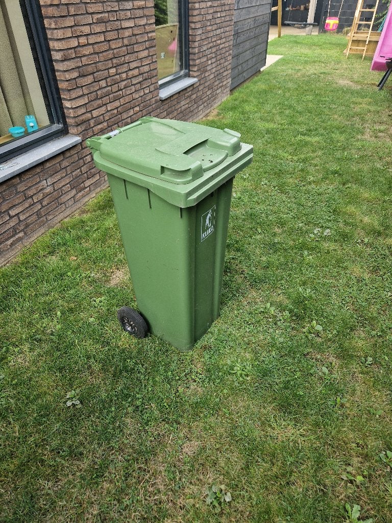 afval container, 40 liter of meer, Ophalen, Zo goed als nieuw, Kunststof