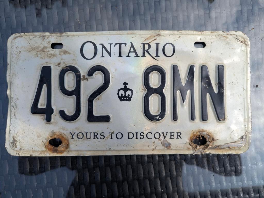 Amerikaanse & Canadese nummerborden – Washington & Ontario, Ophalen of Verzenden, Gebruikt, Auto's
