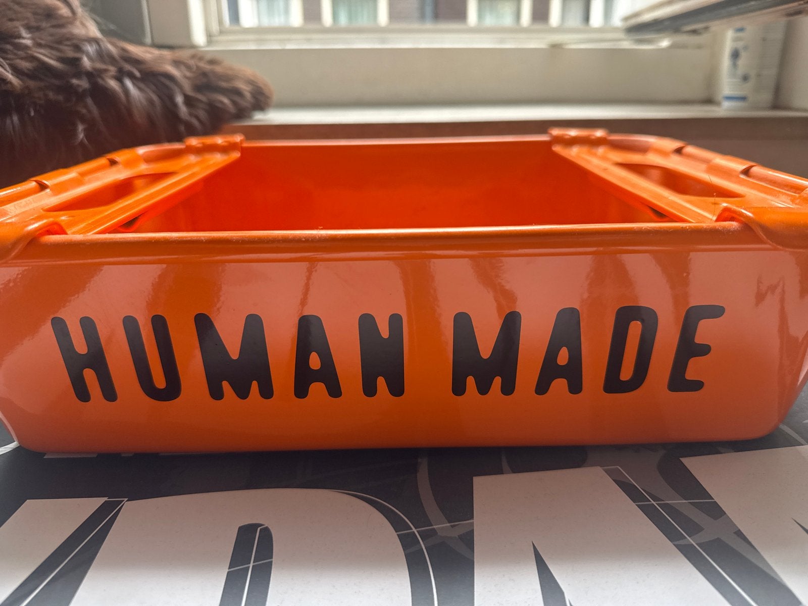 Human Made Oranje Opbergbakje/Asbak, Ophalen of Verzenden, Zo goed als nieuw, Oranje, Metaal