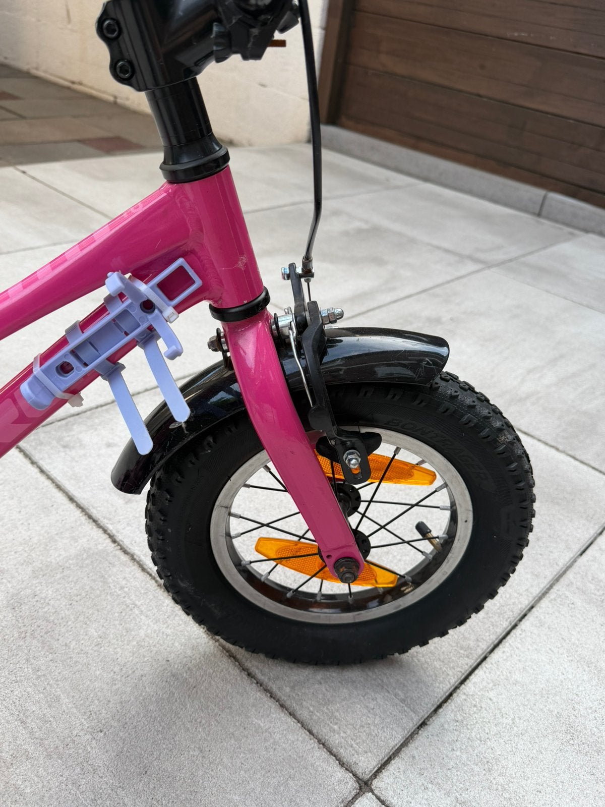 Kinder fiets, Terugtraprem, Zijwieltjes, Gebruikt, Ophalen of Verzenden