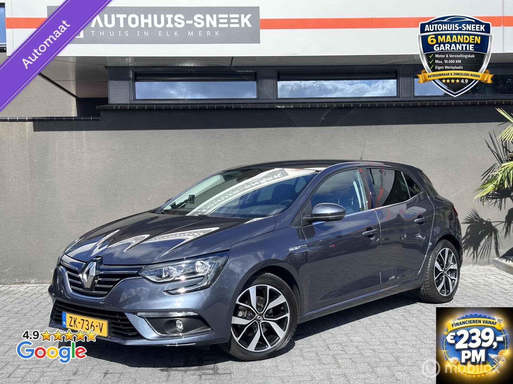 Renault Mégane 1.3 TCe Bose | Automaat | Camera | Trekhaak, Gebruikt, Euro 6, 4 cilinders, 1650 kg