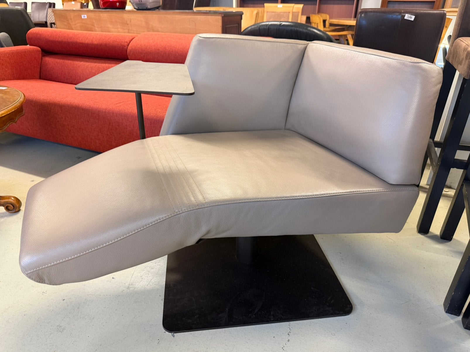 Montèl Thomas B. Design Leren Draaifauteuil Chaise Longue, Gebruikt, Eenpersoons, Ophalen of Verzenden, Thomas B