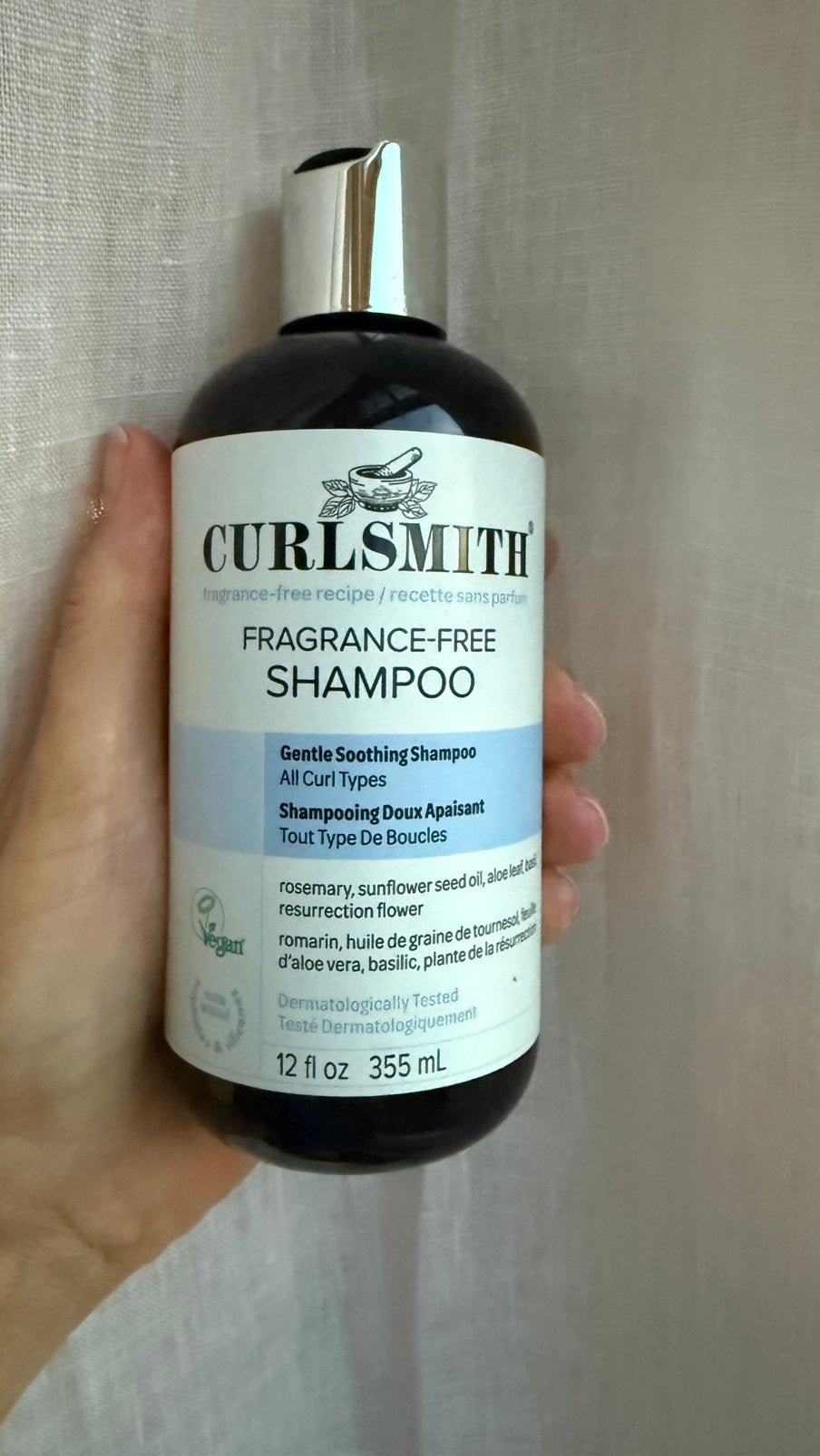 Curlsmith Fragrance Free Shampoo 355 ml - Zo goed als nieuw, Sieraden, Tassen en Uiterlijk, Ophalen of Verzenden, Zo goed als nieuw
