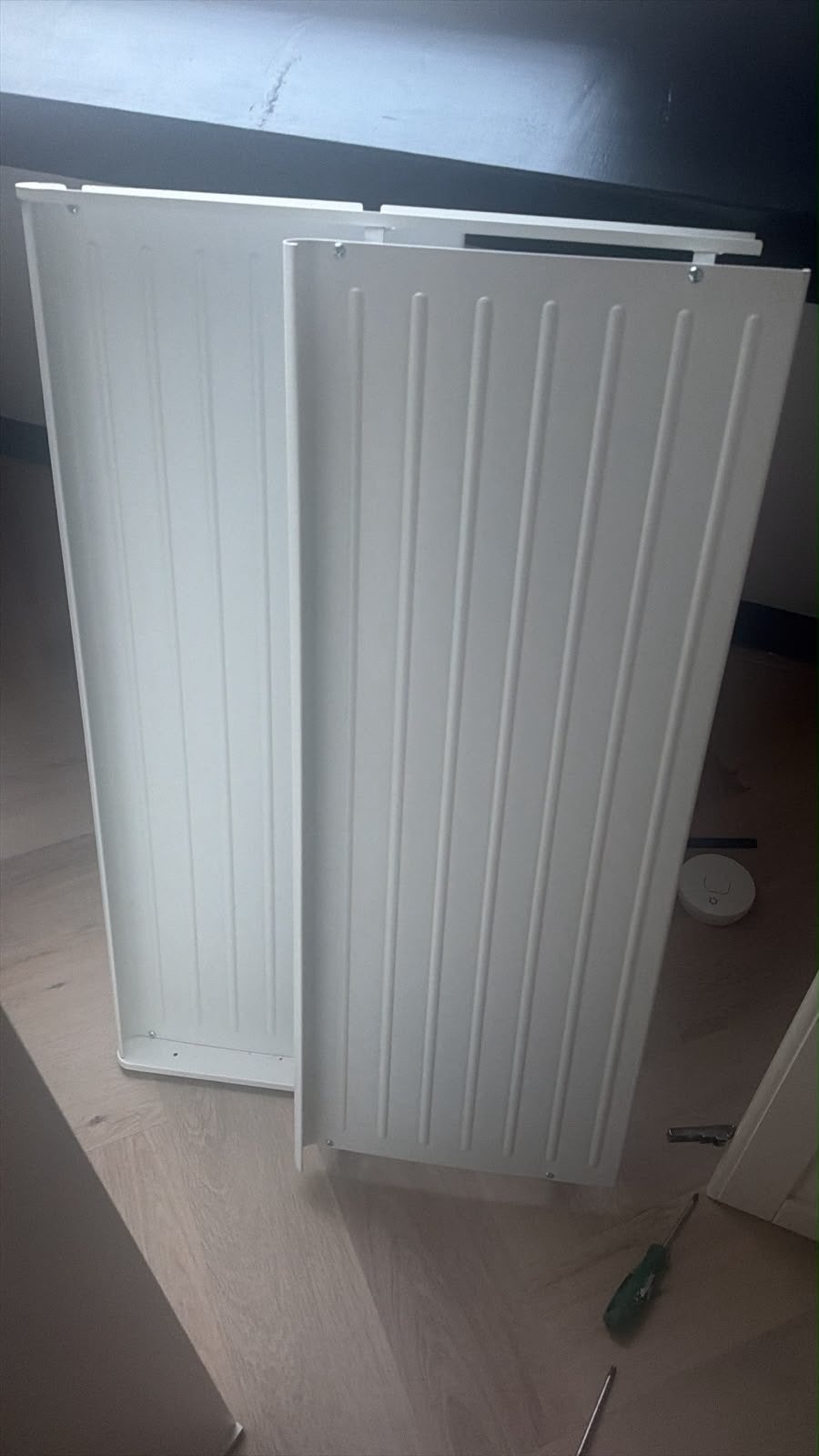 IKEA KOMPLEMENT Uittrekbare plank, wit, 100x58 cm, Ophalen, 50 tot 100 cm, Zo goed als nieuw, Minder dan 100 cm