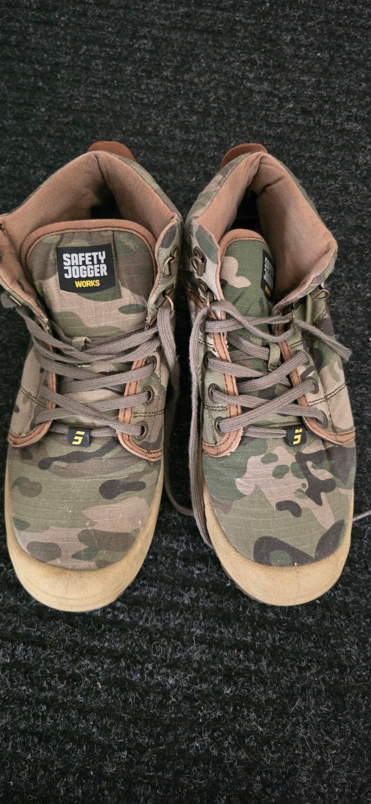 Safety Jogger Works S1P SRC werkschoenen - Camouflage, Ophalen of Verzenden