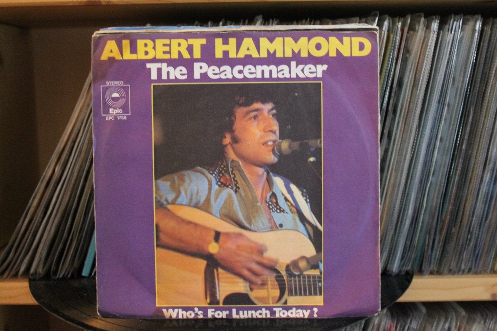 7" Single Albert Hammond - The Peacemaker / Who's For Lunch, Cd's en Dvd's, Vinyl Singles, Gebruikt, 7 inch, Ophalen of Verzenden