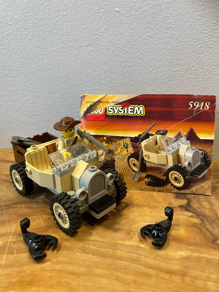 Lego Adventurers Retro 5918 - Desert Expedition, Inclusief minifiguren, Gebruikt, Overige thema's, Lego