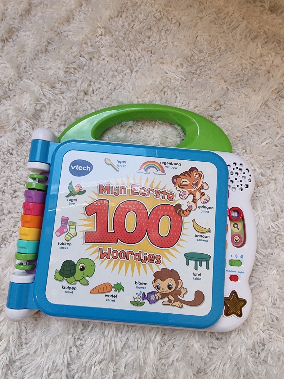 VTech Mijn Eerste 100 Woordjes - Interactief Boek, Ophalen of Verzenden, Gebruikt, 6 maanden tot 2 jaar