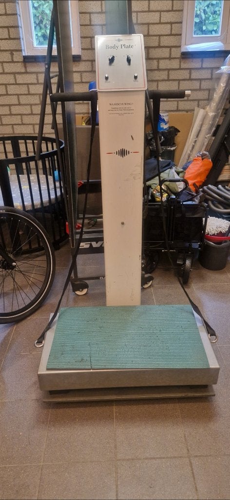 Body Plate Trilplaat - Fitness en Krachttraining, Ophalen, Gebruikt, Trilplaat, Benen