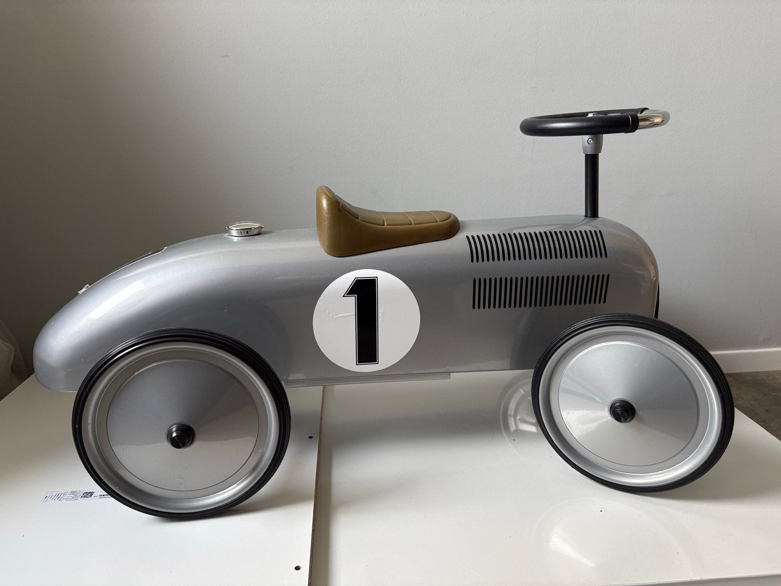 Baghera Rider Silver Loopauto - Zo goed als nieuw, Ophalen, Zo goed als nieuw, Loopvoertuig