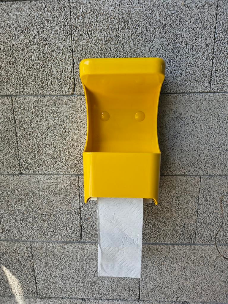 Gedy Makio Hasuike toiletrol houder geel, Ophalen of Verzenden