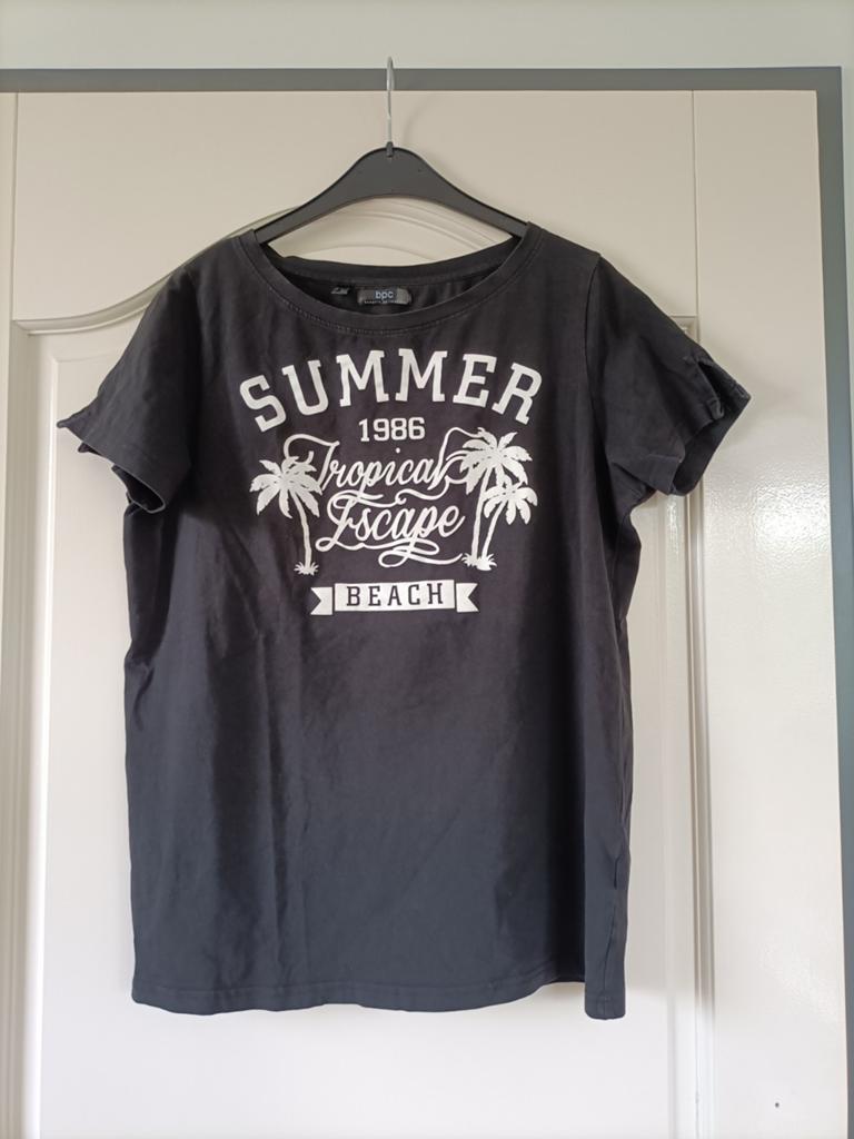Dames t-shirt, Kleding | Dames, T-shirts, Bonprix, Zwart, Maat 42/44 (L), Ophalen of Verzenden