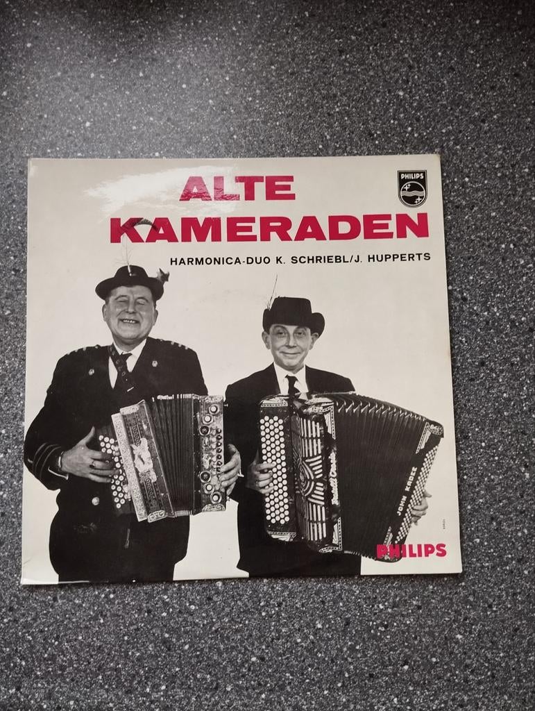 Vinyl LP Alte Kameraden - Harmonica Duo Schriebl & Hupperts, Ophalen of Verzenden, 1960 - 1969, Gebruikt, 12 inch