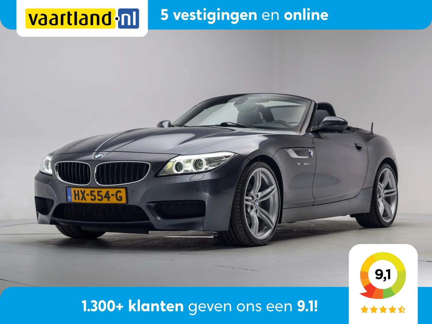 BMW Z4 sDrive28i 245pk M Sport High Executive Aut. [ Xenon N, Auto's, BMW, Automaat, Gebruikt, 4 cilinders, Cabriolet