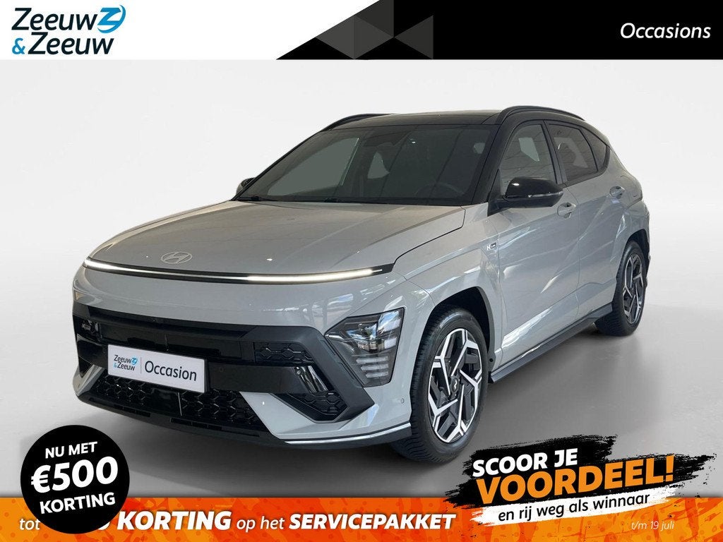 Hyundai Kona 1.6 GDI HEV N Line Sky | schuif-/kanteldak | Na, Auto's, Hyundai, 12 maanden, Gebruikt, Euro 6, Origineel Nederlands