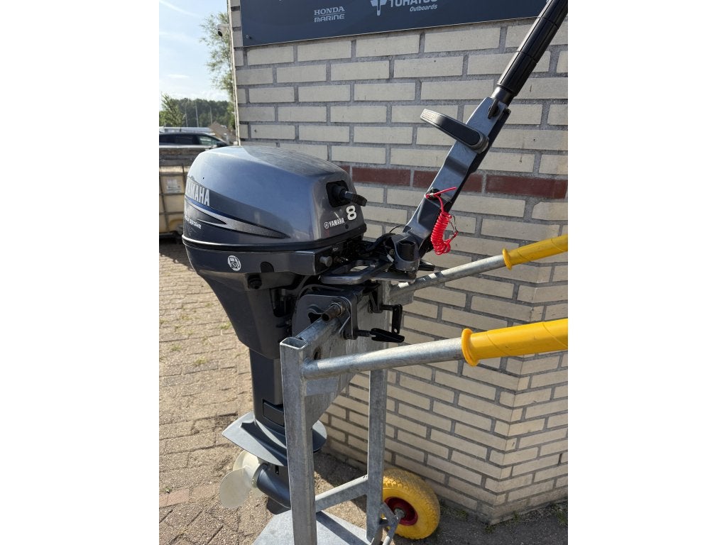 Yamaha High thrust 8PK incl electrische start op knuppel 4T, Watersport en Boten, Niet ingevuld, Gebruikt, Niet ingevuld, Benzine