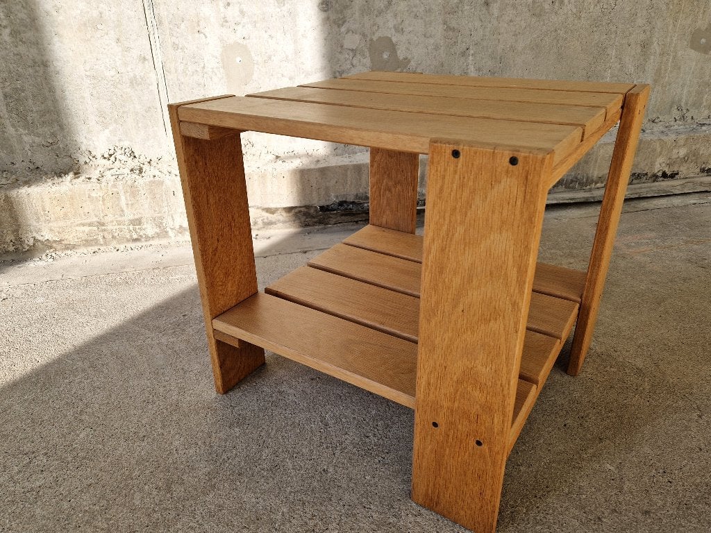 Vintage Rietveld Stijl | Krat Salontafel, Ophalen, 50 tot 100 cm, -, -