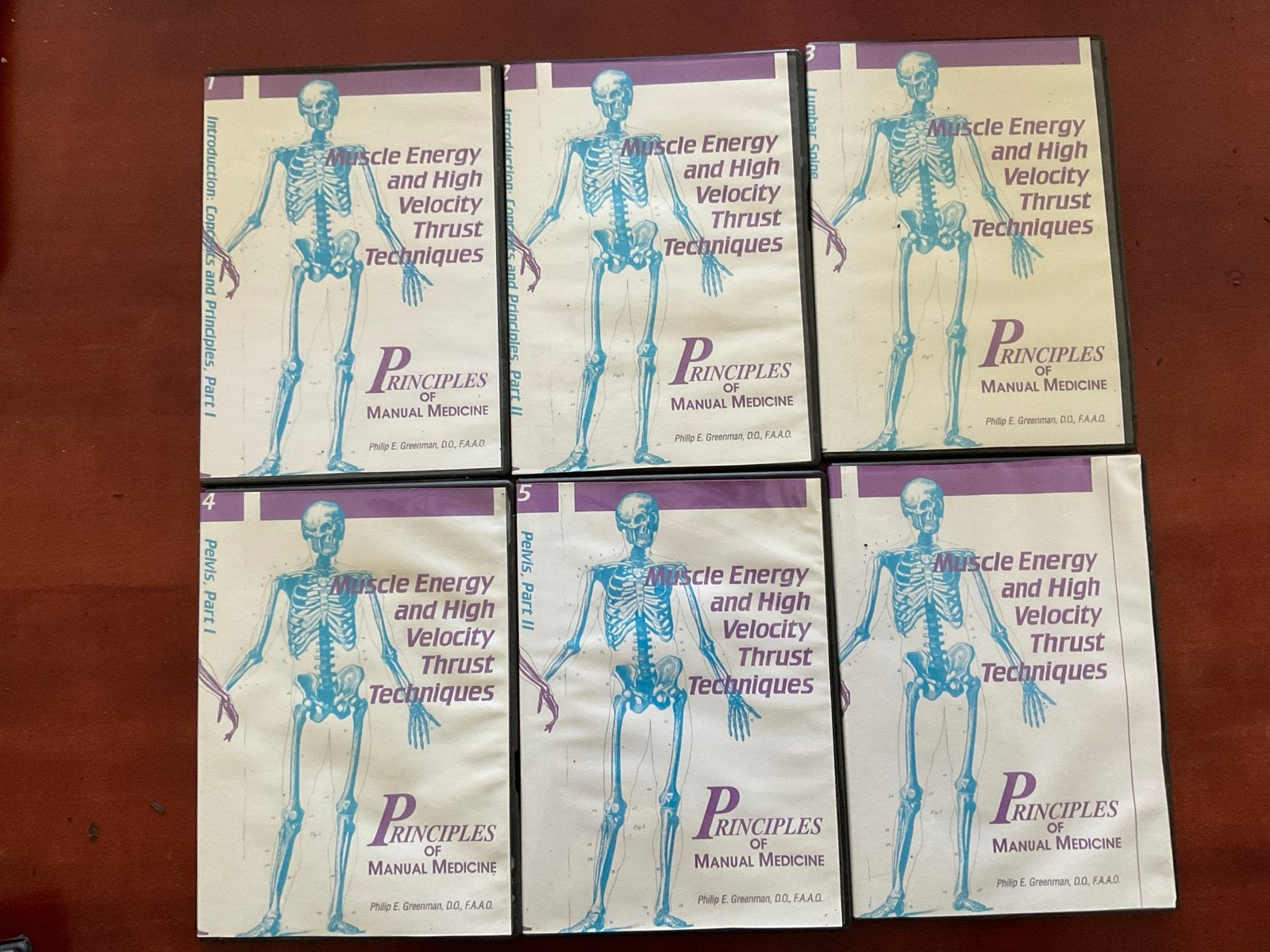 6 DVD's Principles of Manual Medicine - Philip E. Greenspan, Alle leeftijden, Wetenschap of Techniek, Ophalen of Verzenden, Inclusief doosje