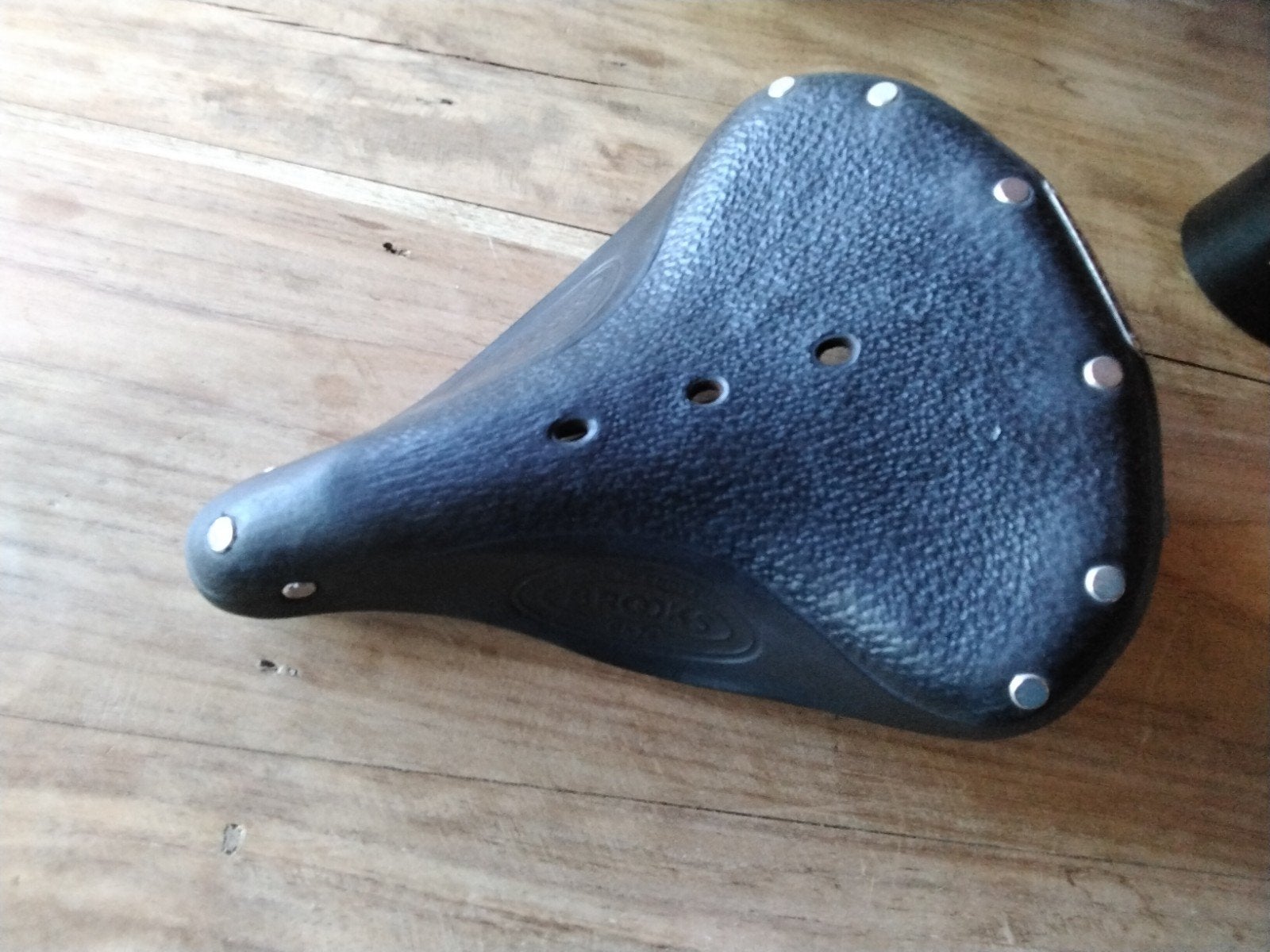zwart leren  brooks  dames fietszadel, Ophalen of Verzenden