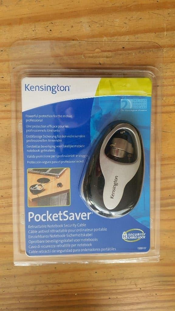 Laptop Pocketsaver Security Cable | 120cm | met Sleutel, Computers en Software, Windows Laptops, Ophalen of Verzenden, Nieuw, Onbekend