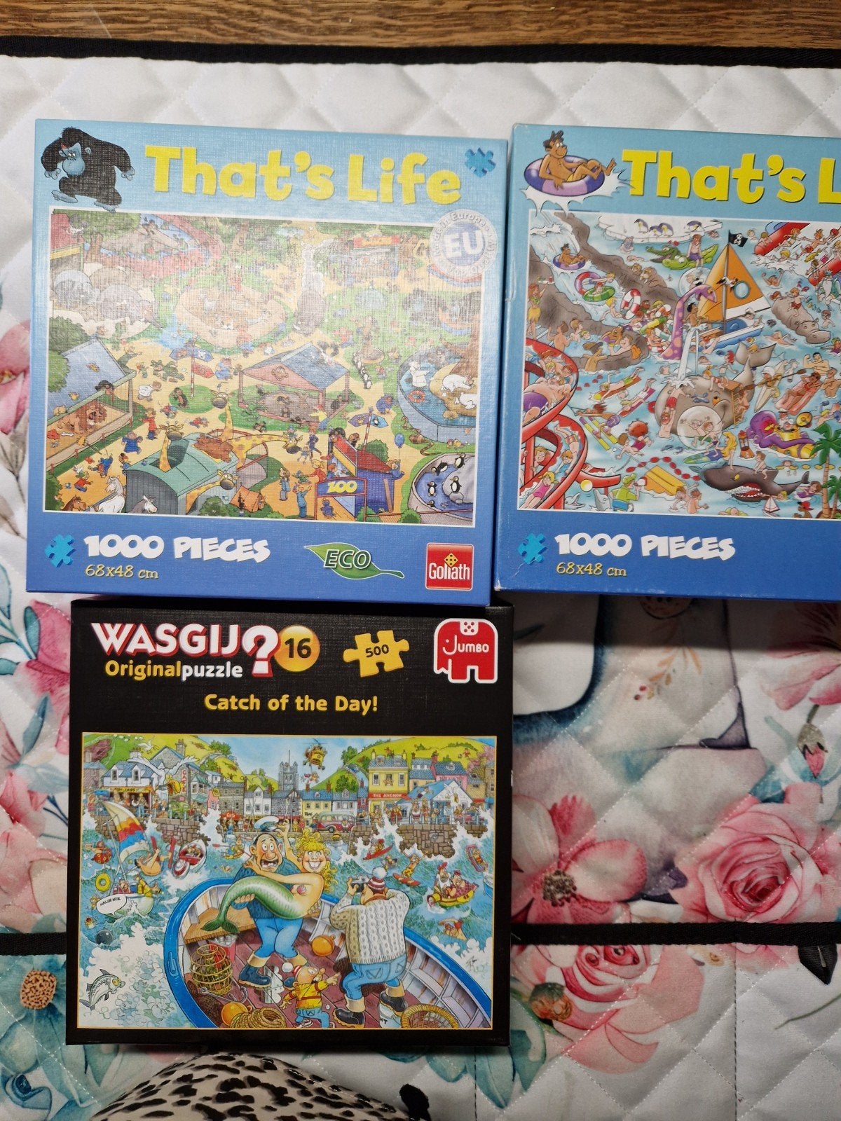 Wasgij Puzzels: Nr. 42 Disney, Nr. 38, Nr. 16 (500 stukjes), Ophalen, 500 t/m 1500 stukjes, Zo goed als nieuw, Legpuzzel