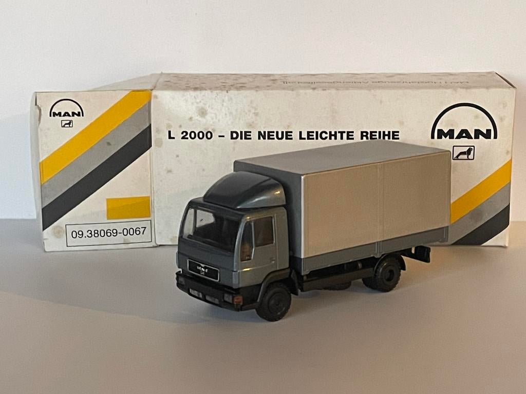 CONTAD 1:50 MAN L2000 bakwagen, Ophalen, Zo goed als nieuw, Bus of Vrachtwagen, Conrad