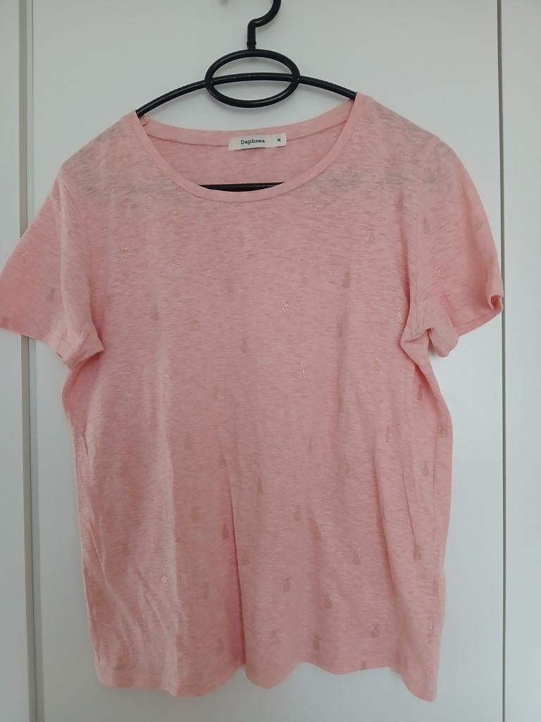 Daphnea shirt M met leuke printjes, Maat 38/40 (M), Daphnea, Ophalen of Verzenden, Korte mouw