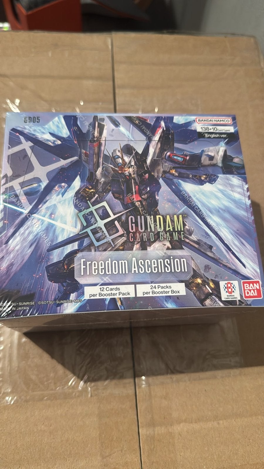 Gundam Card Game Freedom Ascension Booster Box GD05, Ophalen of Verzenden, Nieuw, Boosterbox