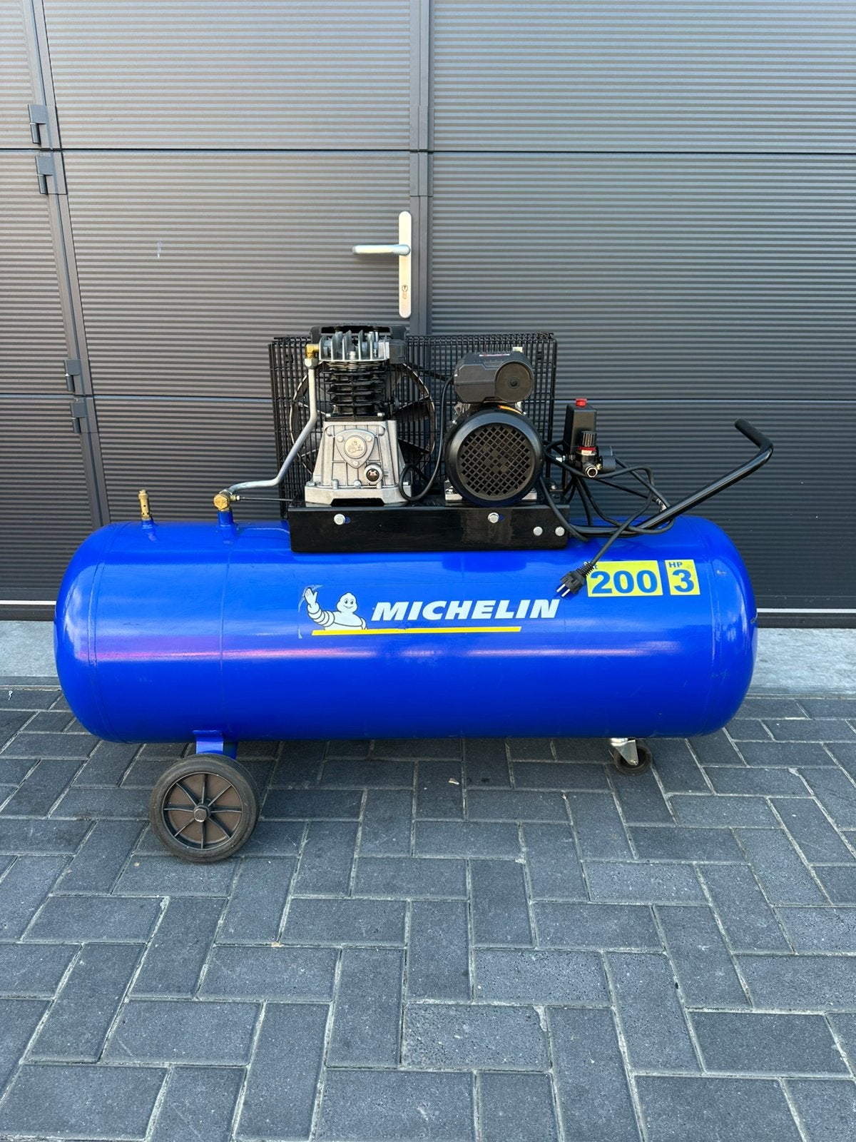 MICHELIN Luchtcompressor 200L 3 PK – GEBRUIKT – GOEDKOOP, Ophalen, Gebruikt