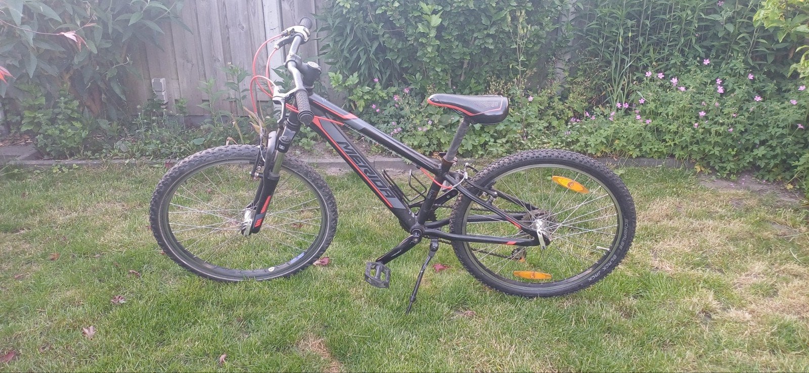 Merida Matts J.24 Mountainbike - Zwart/Rood, Fietsen en Brommers, Fietsen | Mountainbikes en ATB, Minder dan 45 cm, Ophalen, Gebruikt
